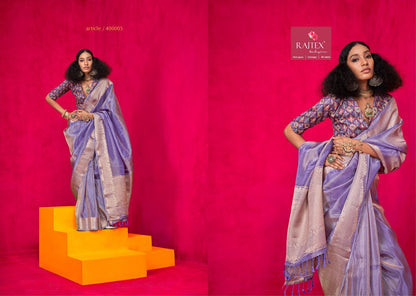 Klaila 400001-400006 Rajtex Tissue Sarees Exporter India