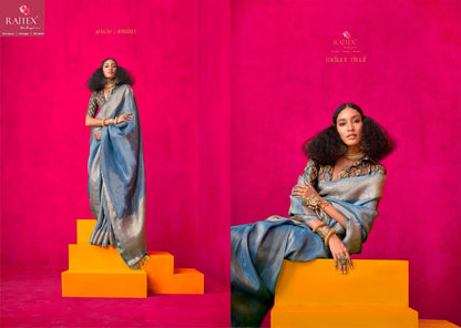 Klaila 400001-400006 Rajtex Tissue Sarees Exporter India