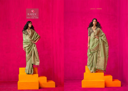 Klaila 400001-400006 Rajtex Tissue Sarees Exporter India