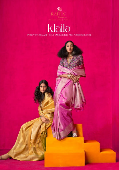 Klaila 400001-400006 Rajtex Tissue Sarees Exporter India