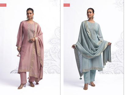 Klista Naariti Tissue Silk Pant Style Suits Wholesaler