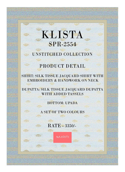 Klista Naariti Tissue Silk Pant Style Suits Wholesaler