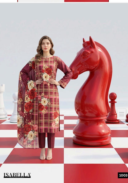 Knight Isabella Pashmina Suits Exporter Gujarat