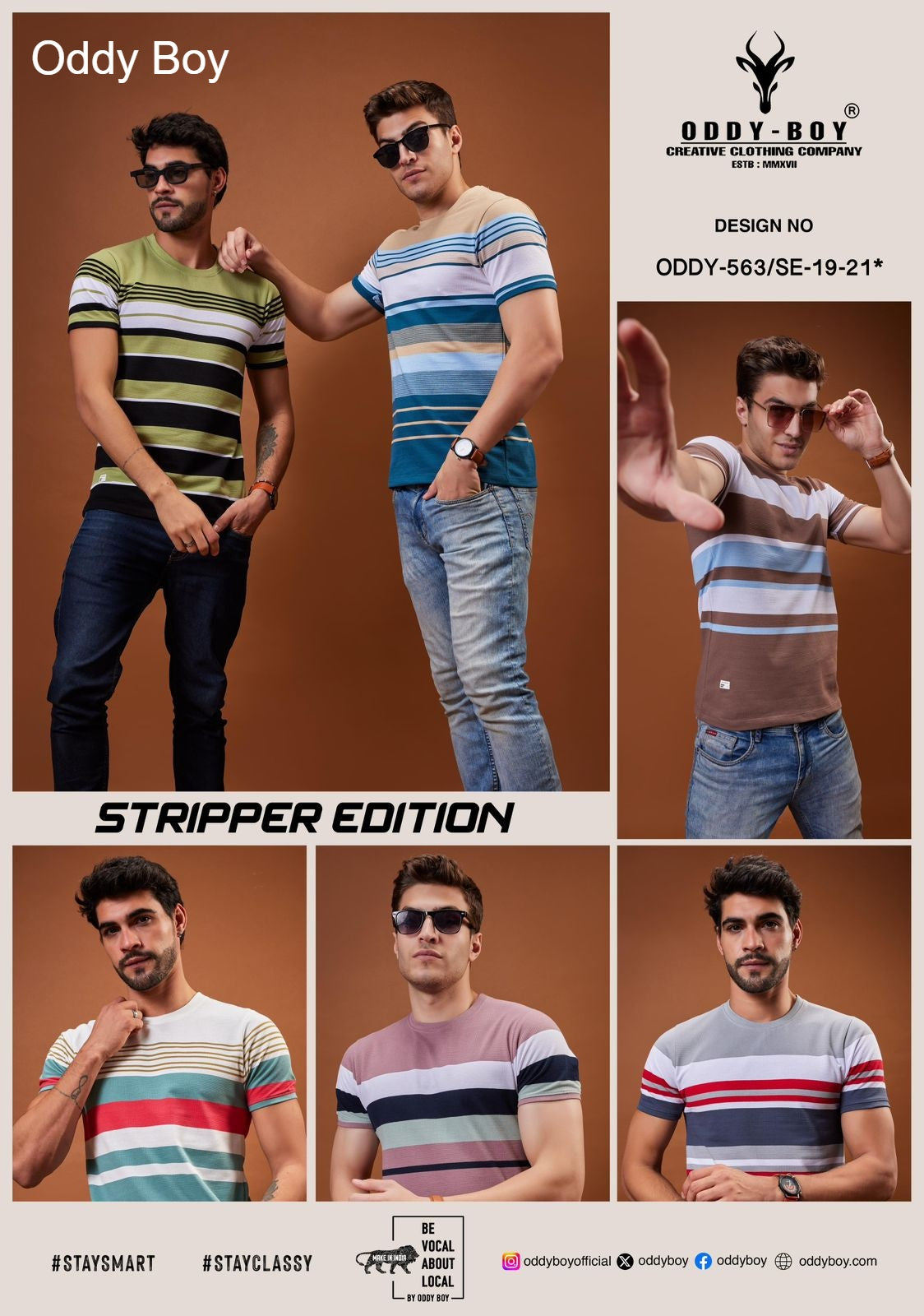 Knit Design 563 Oddy Boy Mens Tshirts Manufacturer