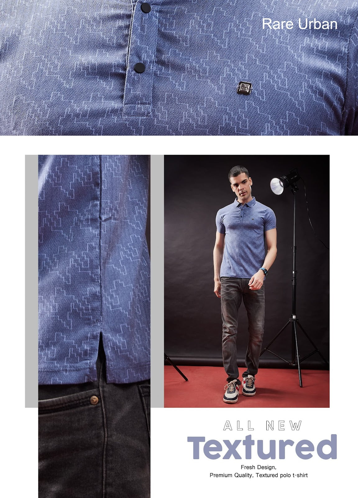 Knit Vol 5834 Rare Urban Jacquard Mens Tshirts Exporter India