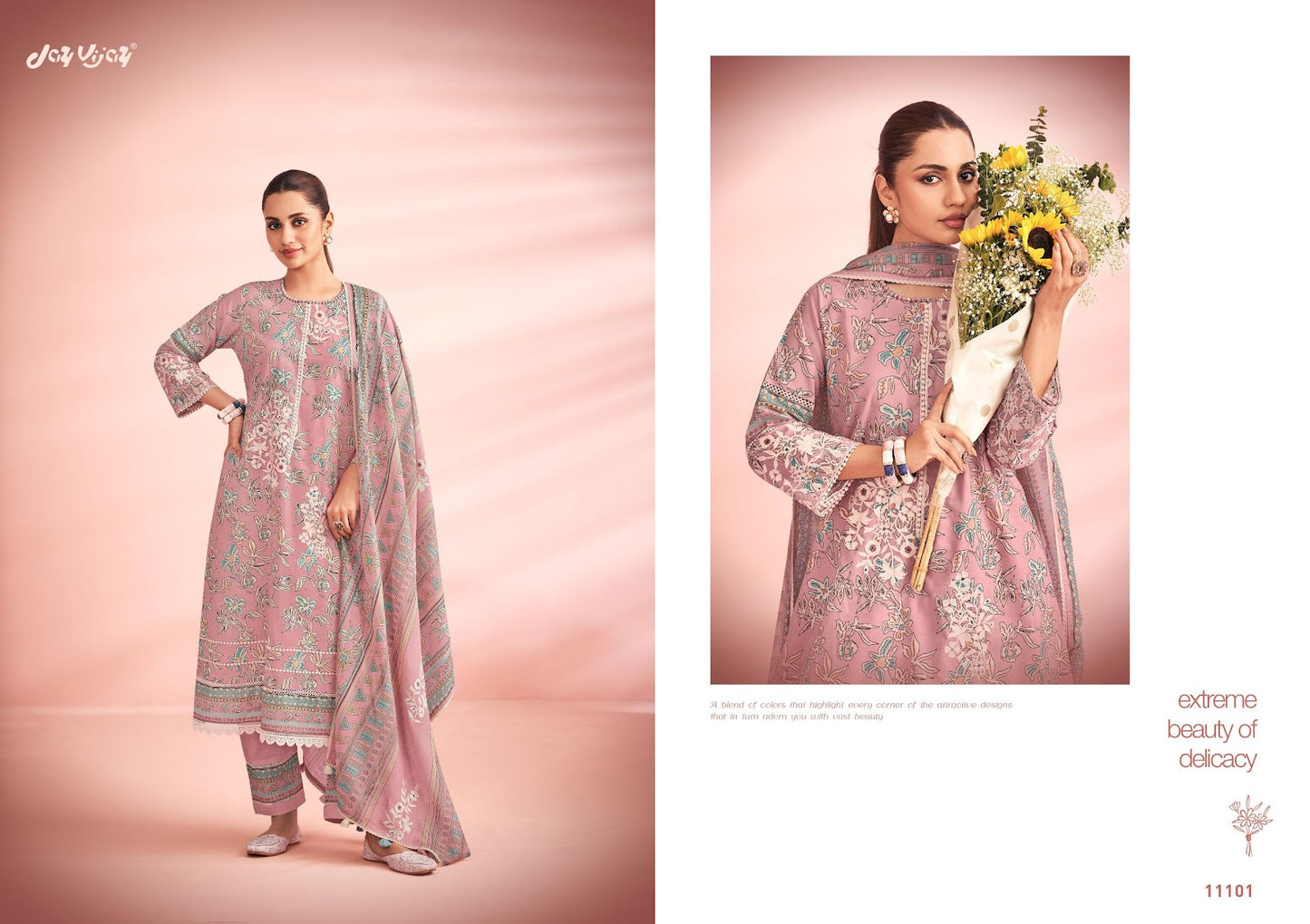 Knock Knock Jay Vijay Cotton Pant Style Suits Wholesaler Gujarat
