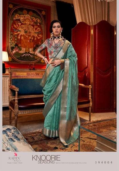 Knoorie Seasons 394001-394006 Rajtex Chiffon Sarees Supplier Gujarat