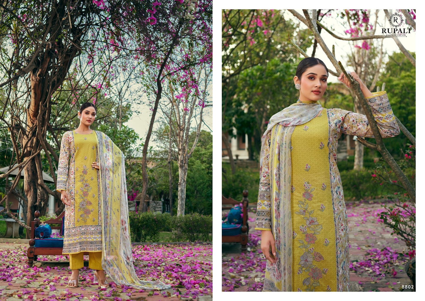 Kohinoor Rupali Pure Lawn Pant Style Suits Wholesaler India