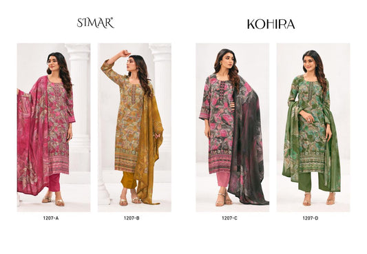 Kohira Simar Modal Muslin Pant Style Suits Supplier Gujarat
