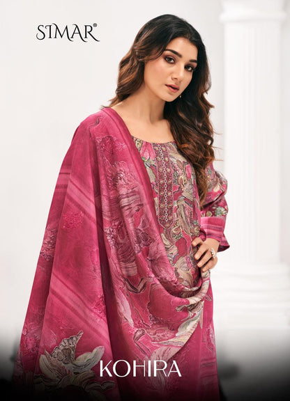 Kohira Simar Modal Muslin Pant Style Suits Supplier Gujarat