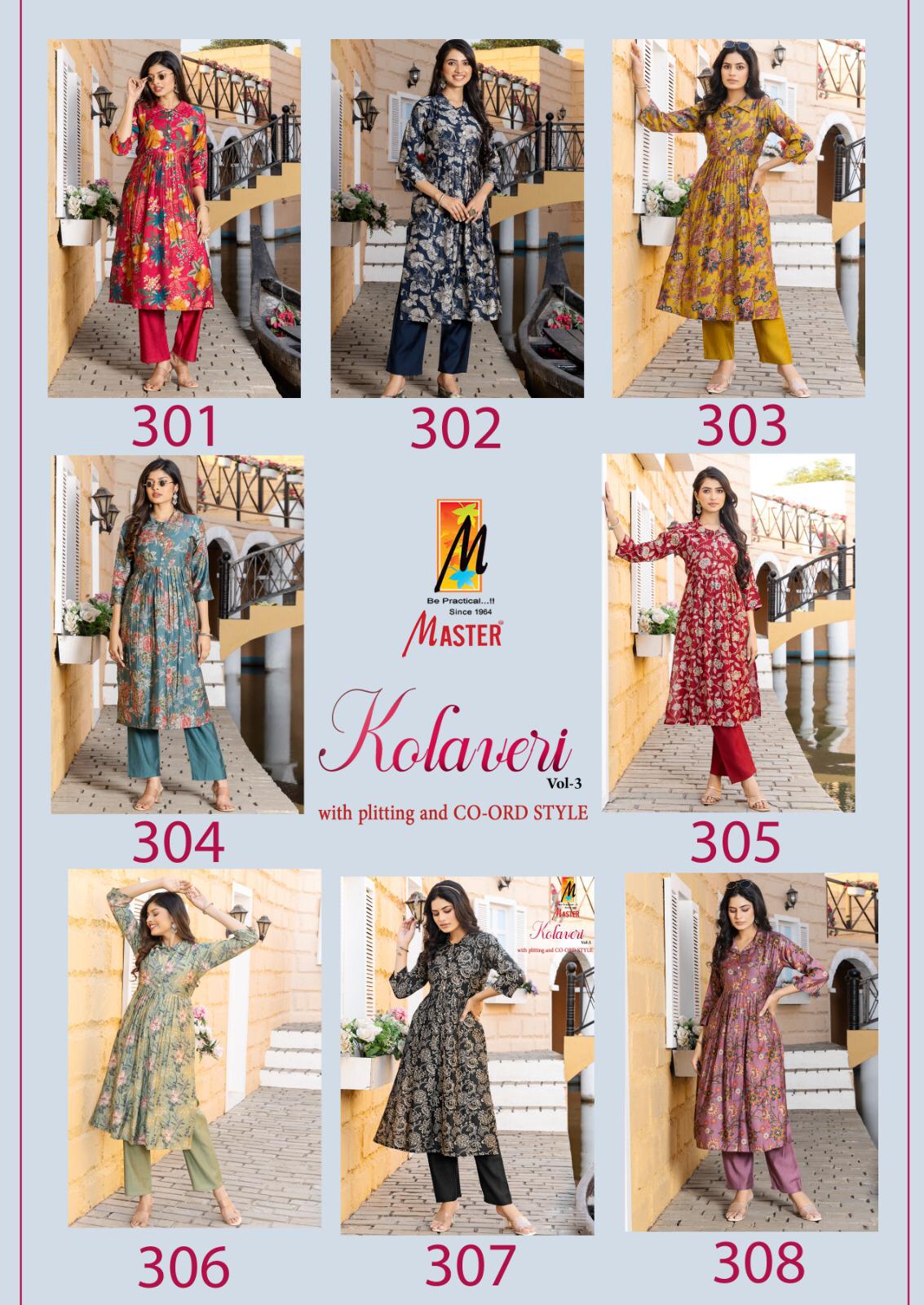 Kolaveri Vol 3 Master Vetican Co Ord Set Wholesaler India