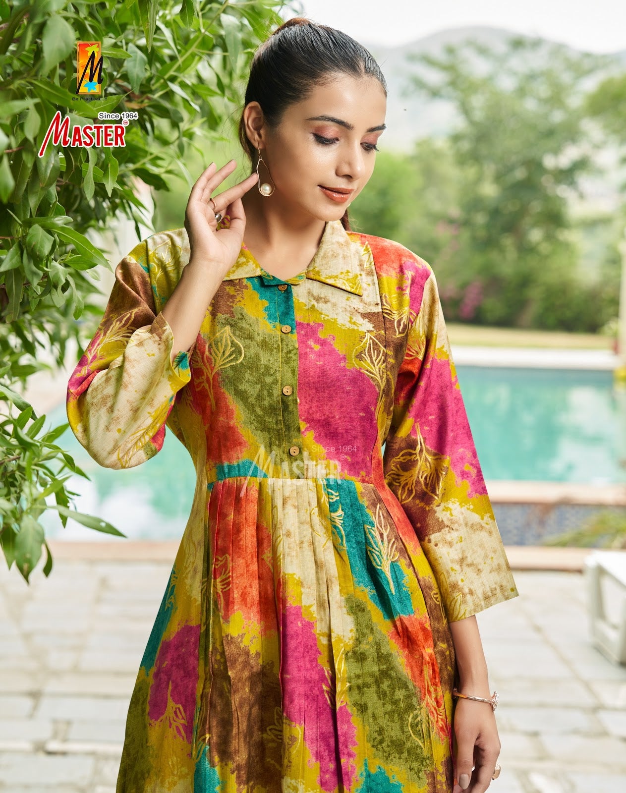 Kolaveri Vol 4 Master Vertican Kurti Pant Set Wholesaler