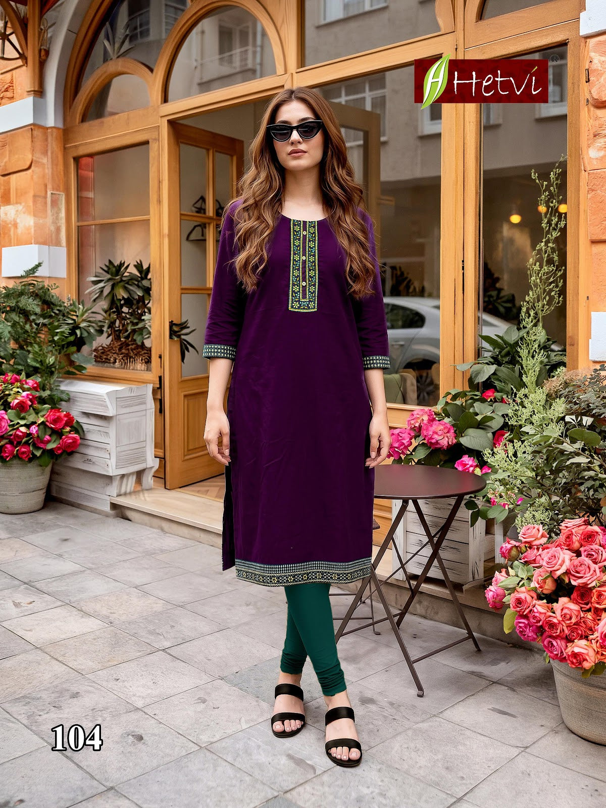 Komal Hetvi Gadwal Knee Length Kurtis Exporter India