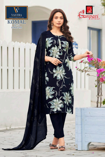 Komal Vol 12 Ganpati Vatican Readymade Pant Style Suits Manufacturer