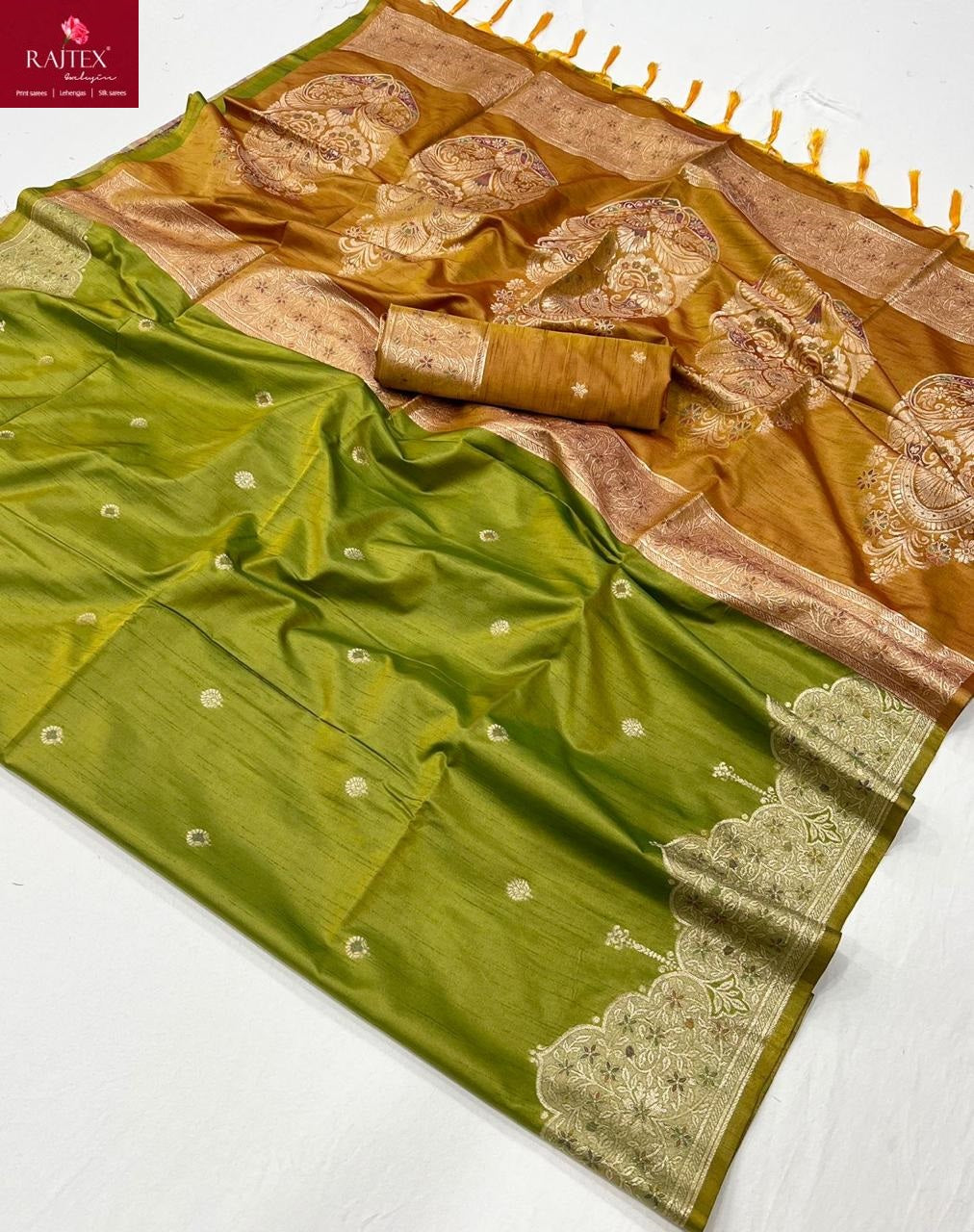 Kontessa Roycce 398001 To 398006 Rajtex Tussar Silk Sarees Wholesale Price