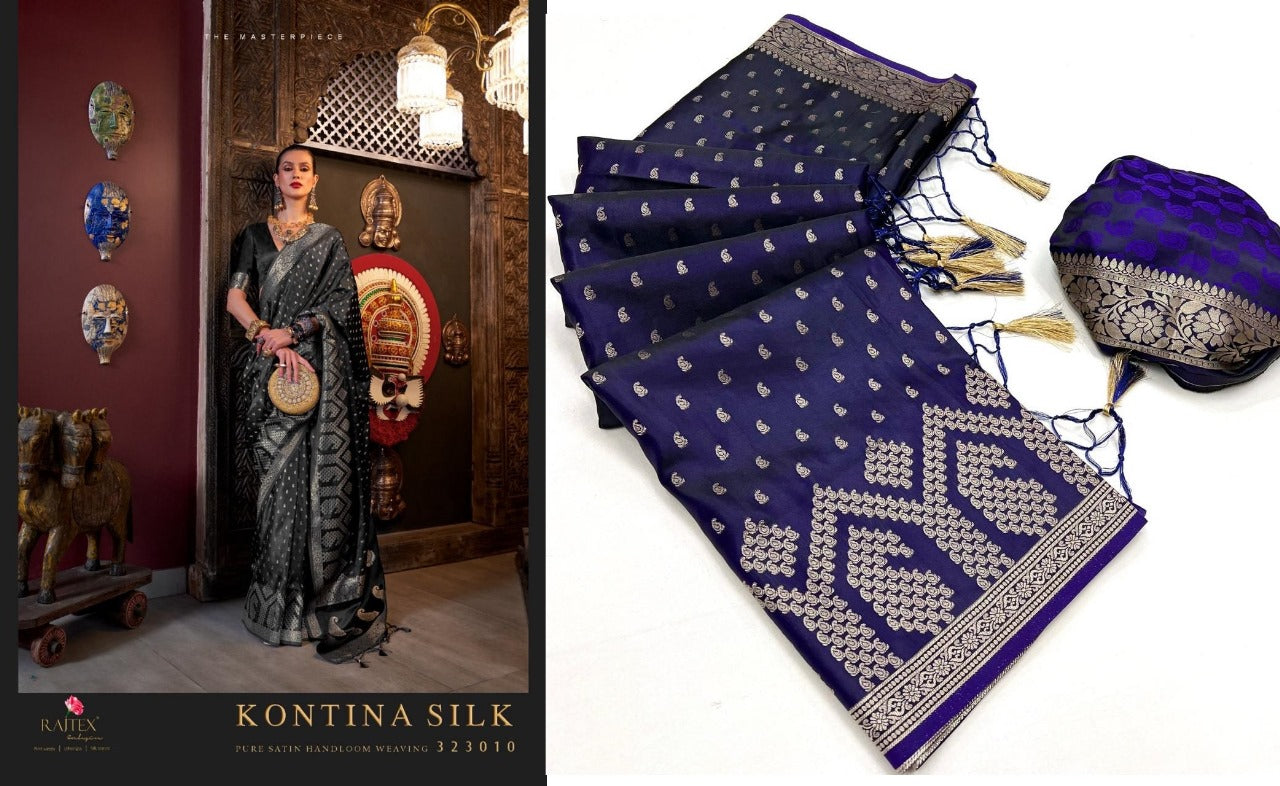 Kontina Rajtex Handloom Silk Sarees