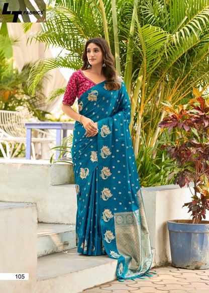 Kontina Vol 1 Lt Fabrics Satin Sarees Supplier Gujarat