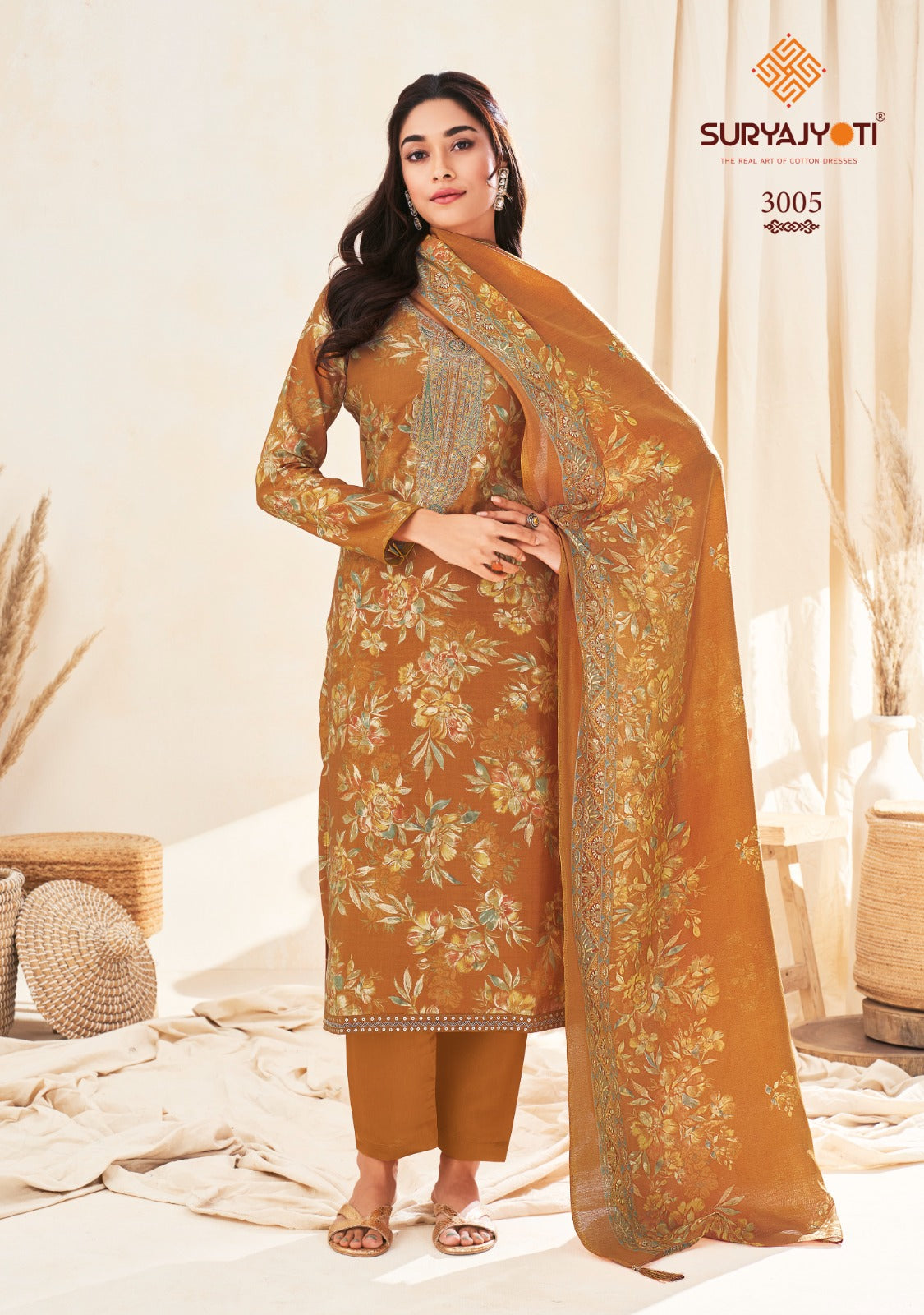 Kora Vol 3 Suryajyoti Modal Pant Style Suits Supplier