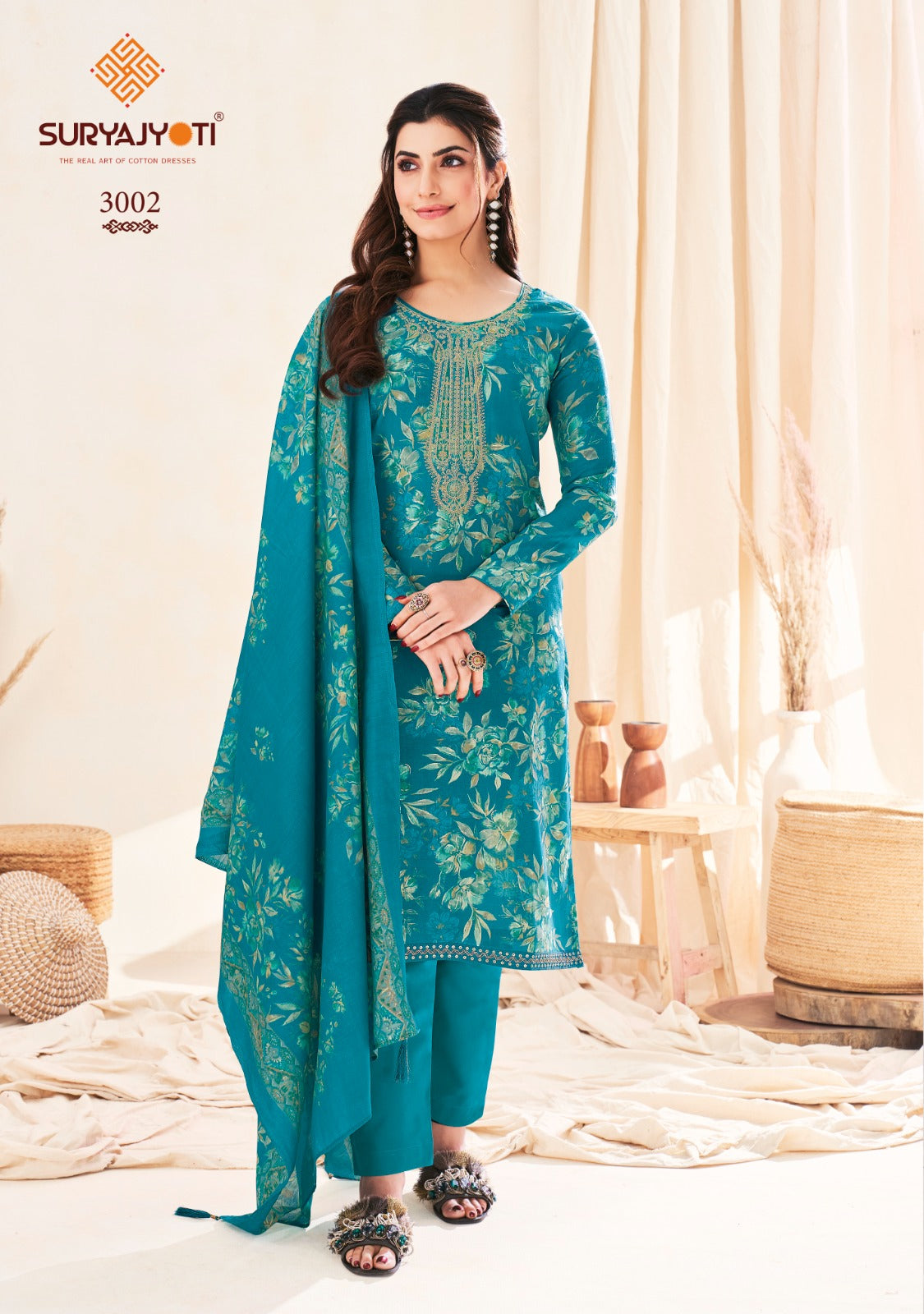 Kora Vol 3 Suryajyoti Modal Pant Style Suits Supplier
