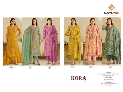 Kora Vol 5 Suryajyoti Modal Pant Style Suits Wholesale
