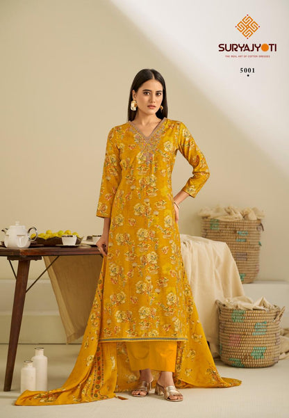 Kora Vol 5 Suryajyoti Modal Pant Style Suits Wholesale