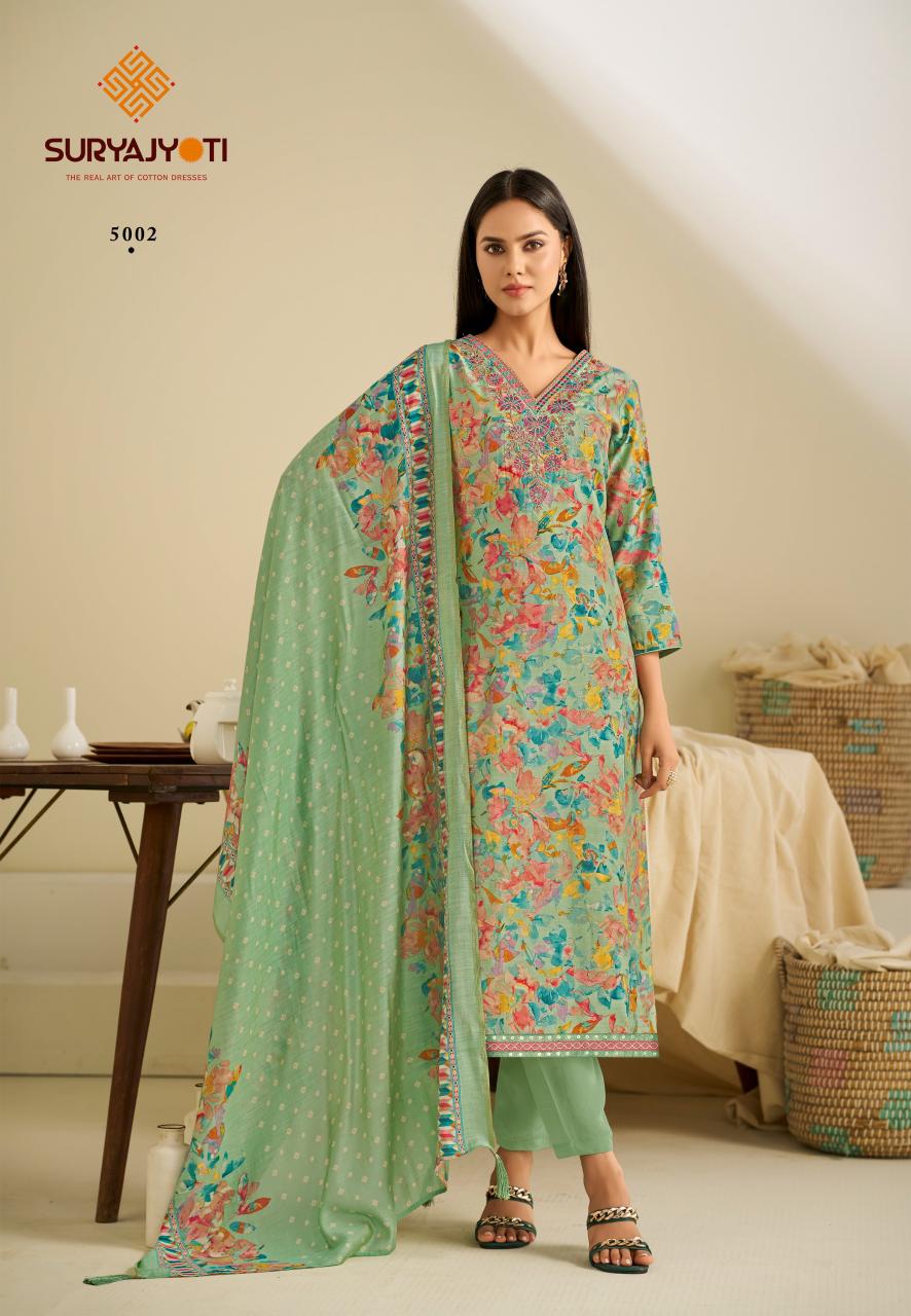 Kora Vol 5 Suryajyoti Modal Pant Style Suits Wholesale