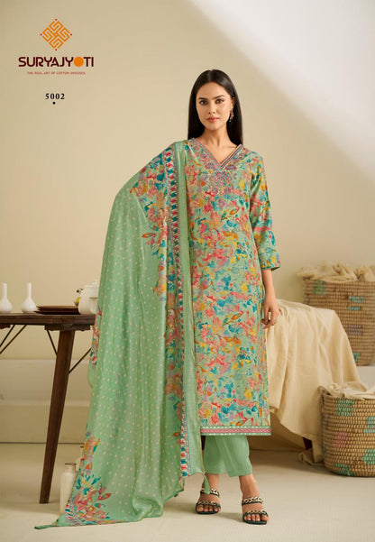 Kora Vol 5 Suryajyoti Modal Pant Style Suits Wholesale