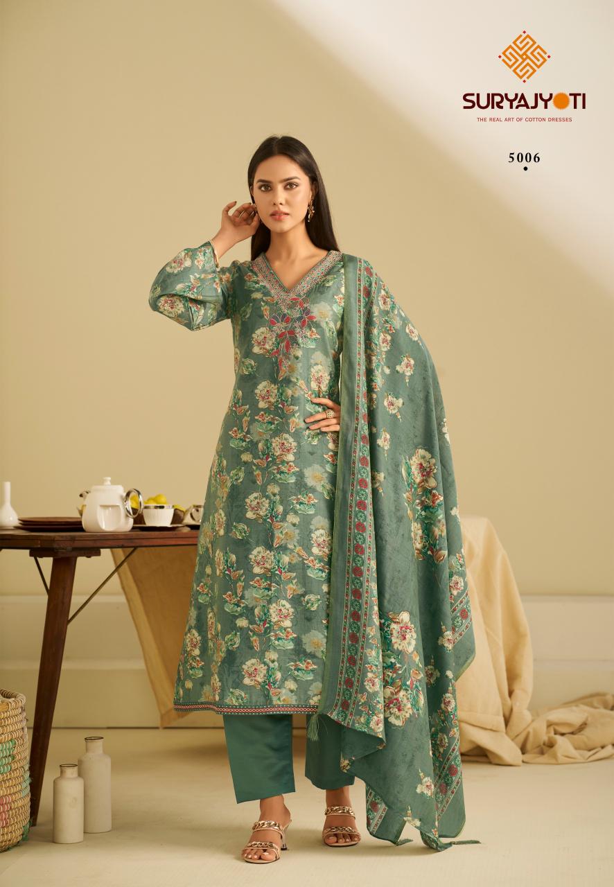 Kora Vol 5 Suryajyoti Modal Pant Style Suits Wholesale