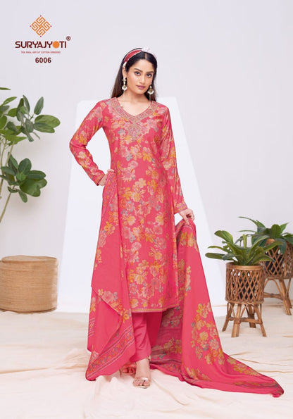 Kora Vol 6 Suryajyoti Modal Pant Style Suits Wholesale