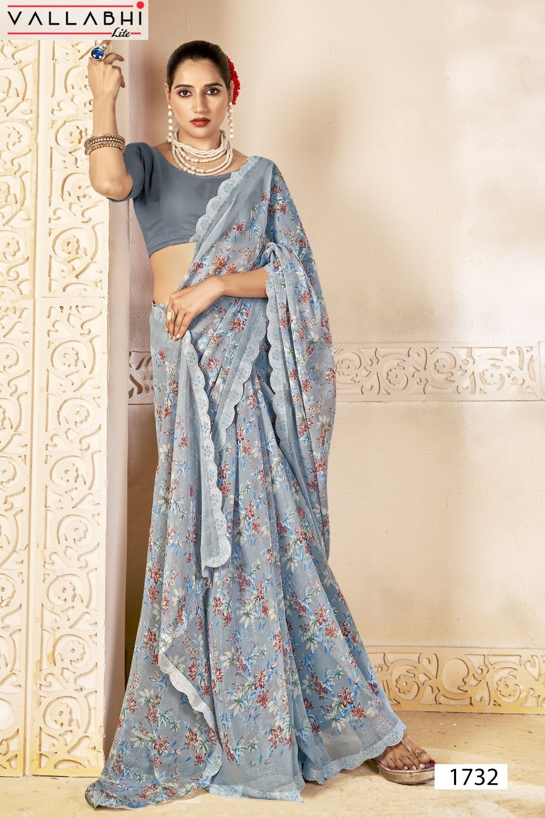 Korbin Vallabhi Lite Georgette Sarees Wholesaler Gujarat