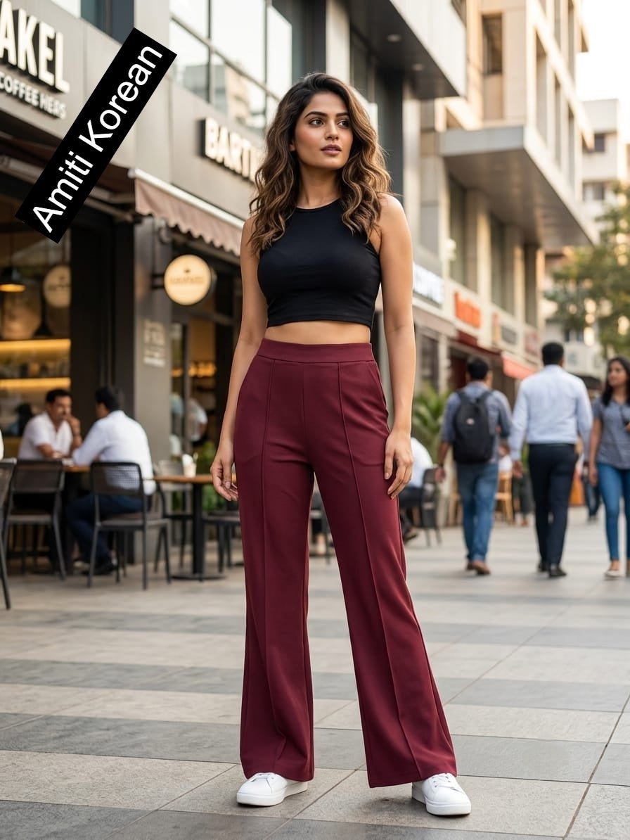 Korean 2807 Amiti Imported Women Pants Wholesale Rate