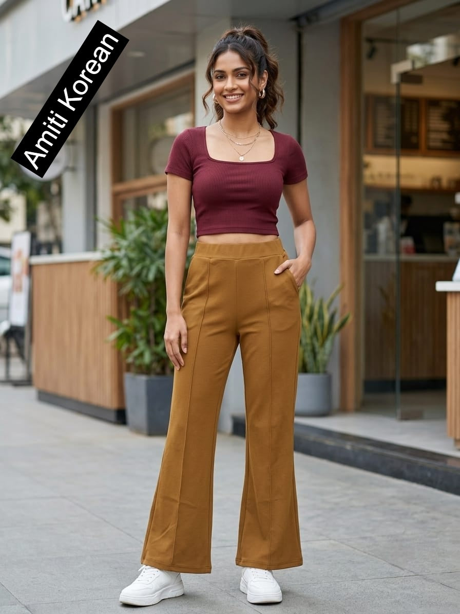 Korean 2807 Amiti Imported Women Pants Wholesale Rate