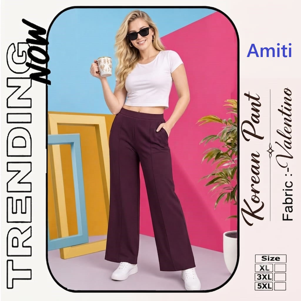 Korean Plus Size Amiti Imported Women Pants Supplier Gujarat