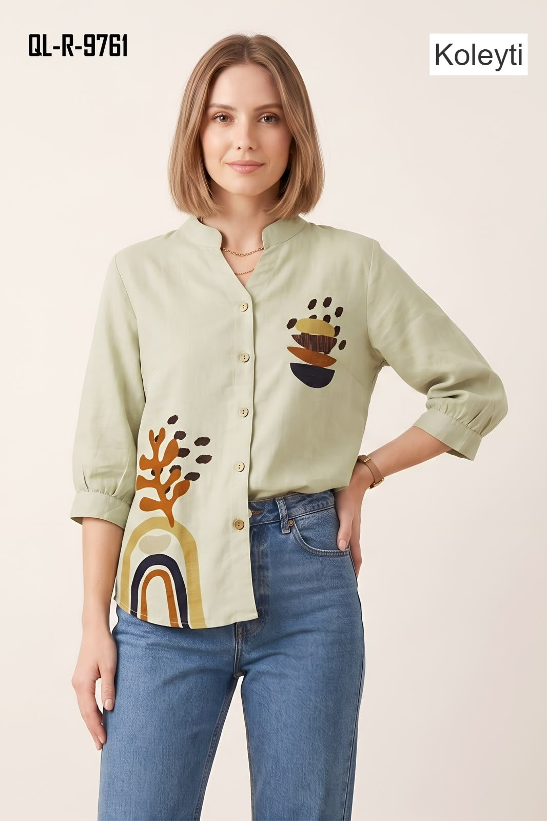 Korean Tops 1008 Koleyti Imported Women Shirts Wholesaler India