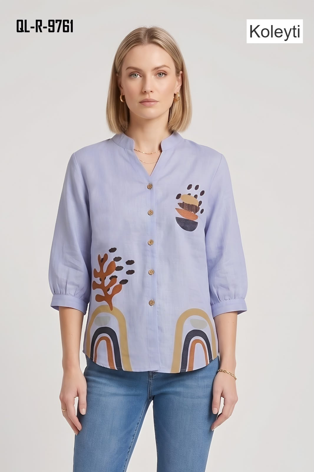 Korean Tops 1008 Koleyti Imported Women Shirts Wholesaler India