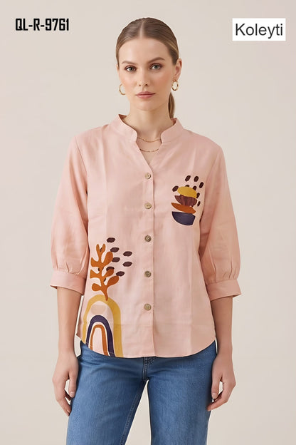 Korean Tops 1008 Koleyti Imported Women Shirts Wholesaler India