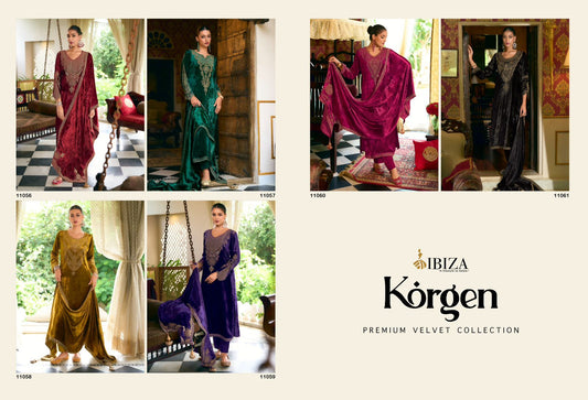 Korgen Ibiza Viscose Velvet Suits Wholesale Price
