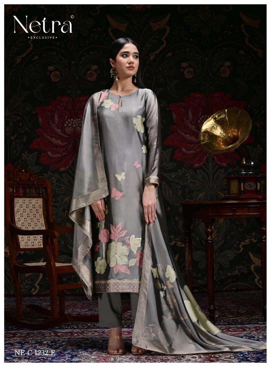Kosh Netra Woven Silk Pant Style Suits Wholesale Price
