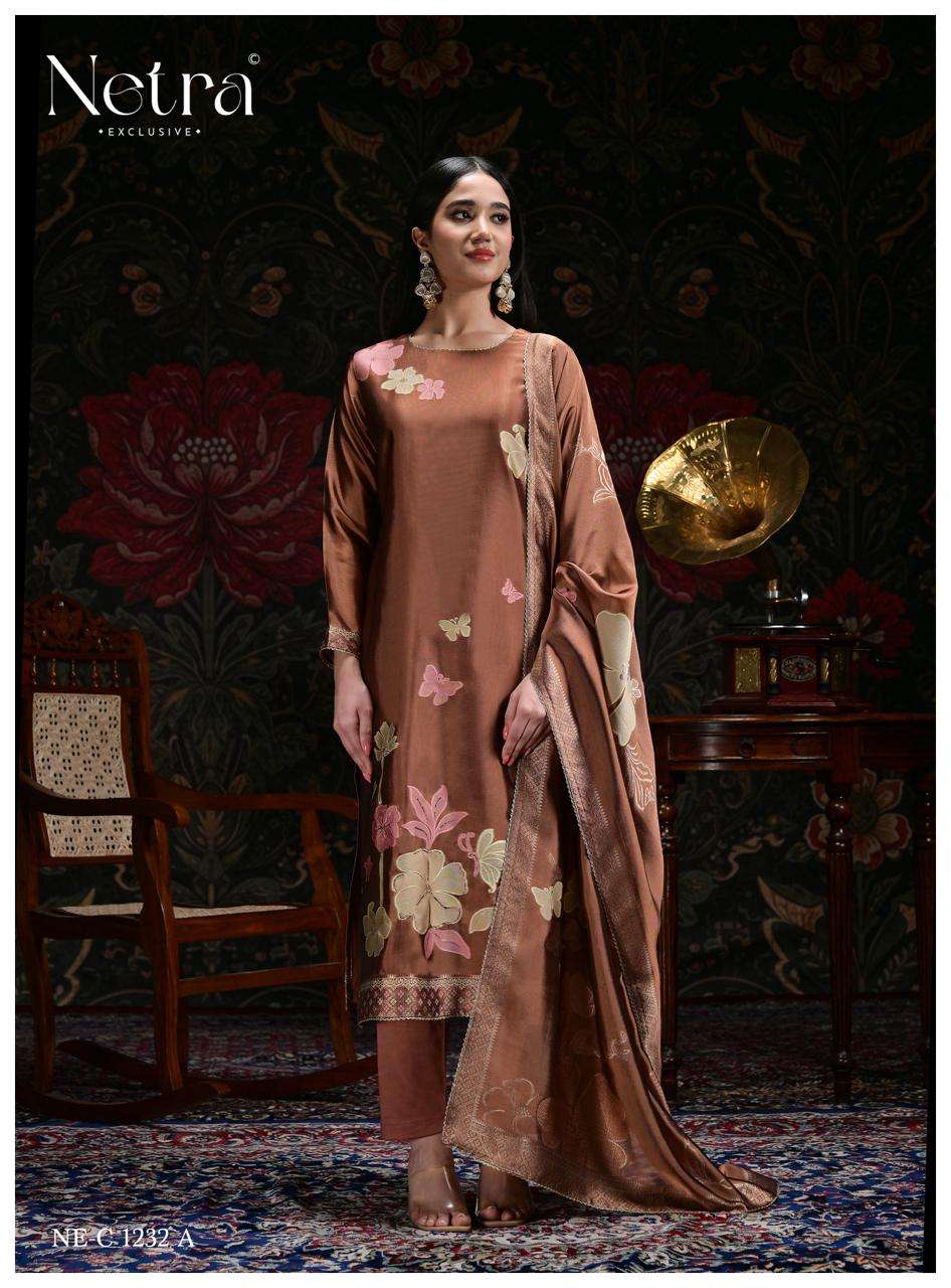 Kosh Netra Woven Silk Pant Style Suits Wholesale Price