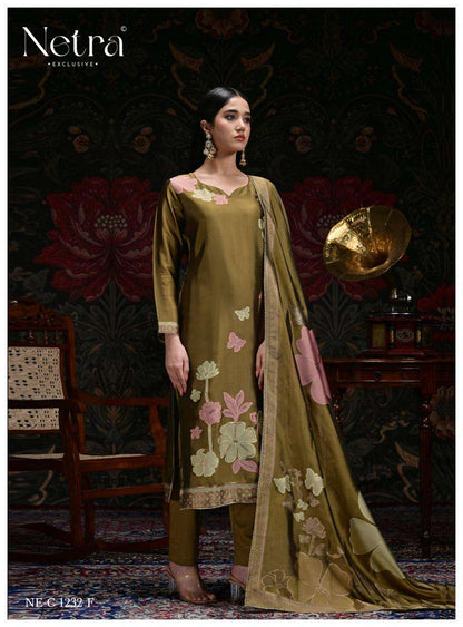 Kosh Netra Woven Silk Pant Style Suits Wholesale Price