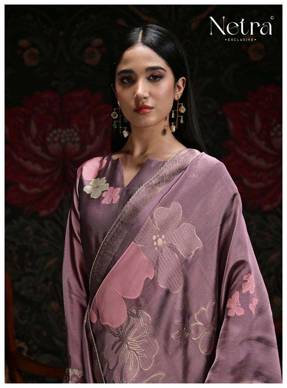 Kosh Netra Woven Silk Pant Style Suits Wholesale Price