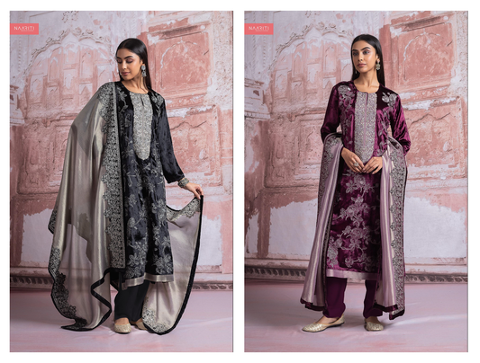 Koshir Naariti Velvet Suits Manufacturer Ahmedabad
