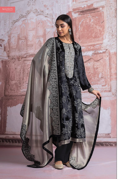 Koshir Naariti Velvet Suits Manufacturer Ahmedabad