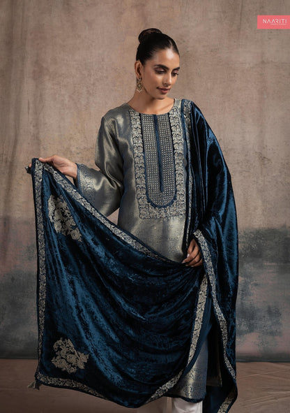 Kosi Naariti Velvet Suits Wholesaler Gujarat