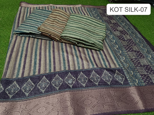 Kot Silk 7 Kalpveli Soft Cotton Sarees