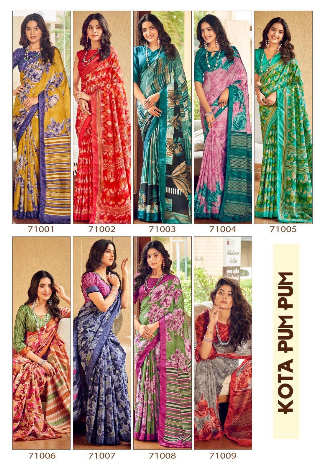 Kota Pum Pum Siddhanth Mal Mal Sarees Exporter Gujarat