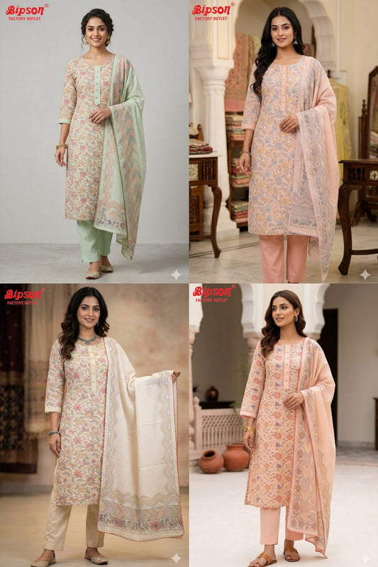 Kota Queen Bipson Prints Readymade Cotton Pant Suits Exporter Ahmedabad