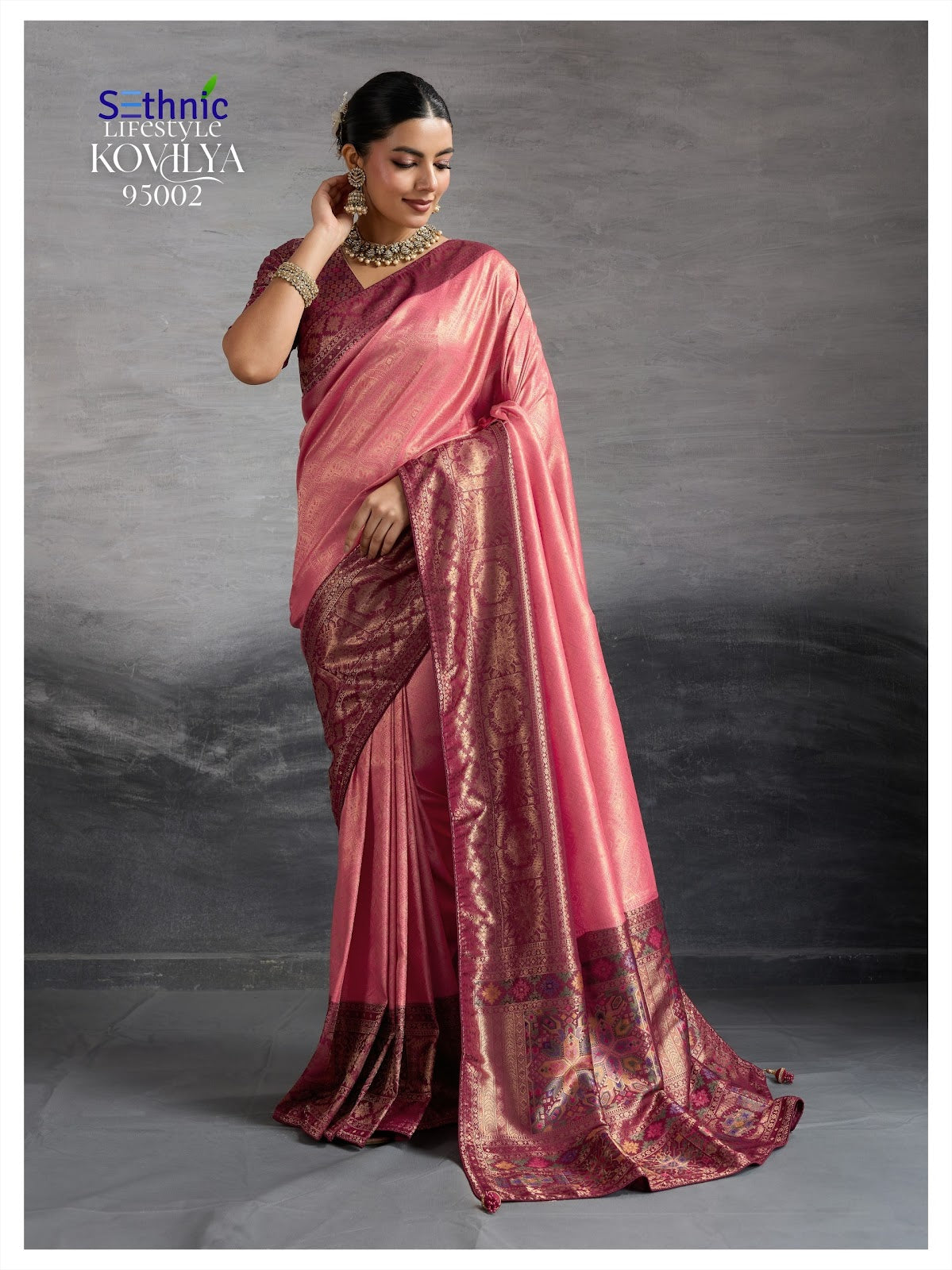 Kovilya Sethnic Soft Silk Sarees Exporter Gujarat