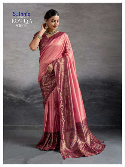 Kovilya Sethnic Soft Silk Sarees Exporter Gujarat