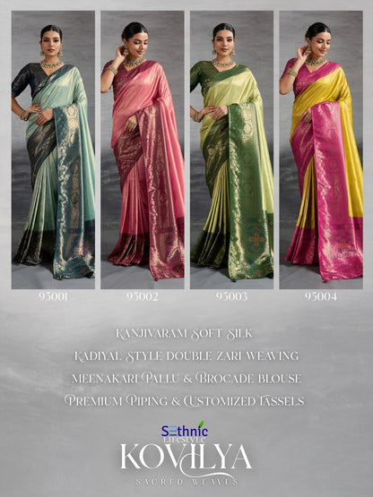 Kovilya Sethnic Soft Silk Sarees Exporter Gujarat